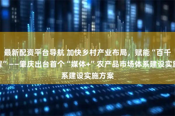 最新配资平台导航 加快乡村产业布局，赋能“百千万工程”——肇庆出台首个“媒体+”农产品市场体系建设实施方案