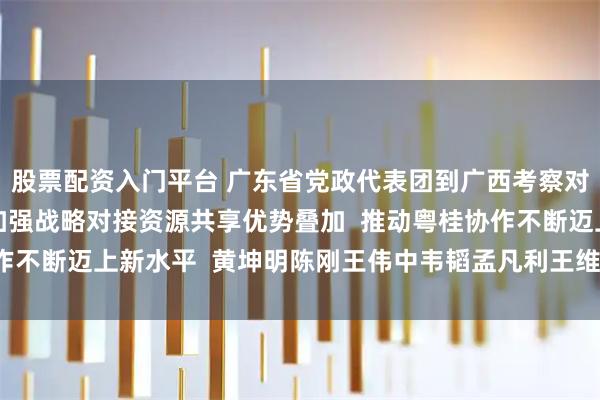 股票配资入门平台 广东省党政代表团到广西考察对接东西部协作工作  加强战略对接资源共享优势叠加  推动粤桂协作不断迈上新水平  黄坤明陈刚王伟中韦韬孟凡利王维平参加有关活动
