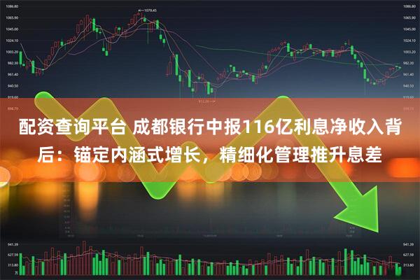 配资查询平台 成都银行中报116亿利息净收入背后：锚定内涵式增长，精细化管理推升息差
